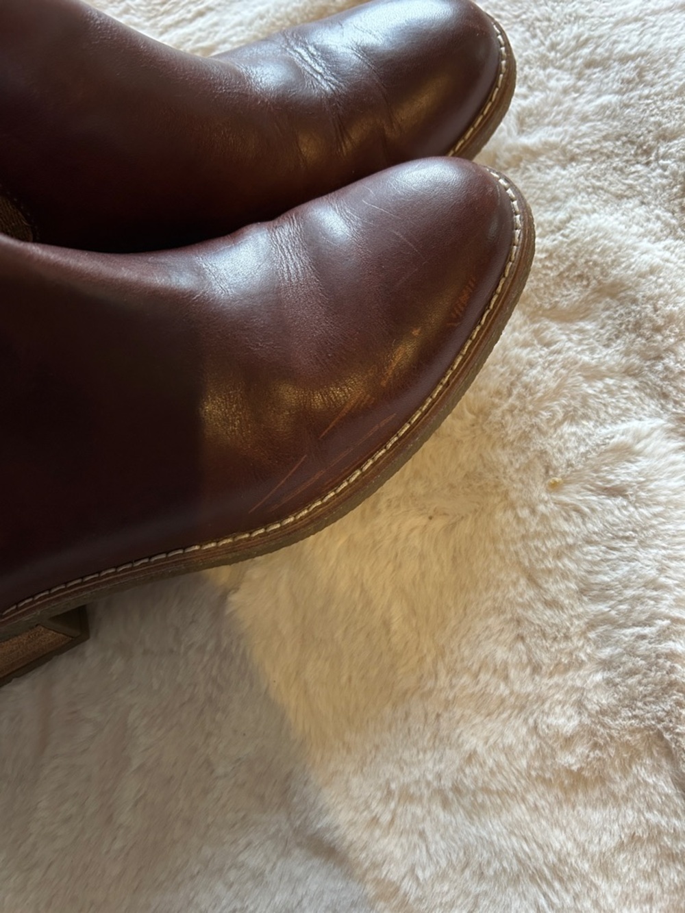 Women’s Sperry Women's Chestnut Brown Leather Chelsea Ankle Boots - Picture 3 of 9